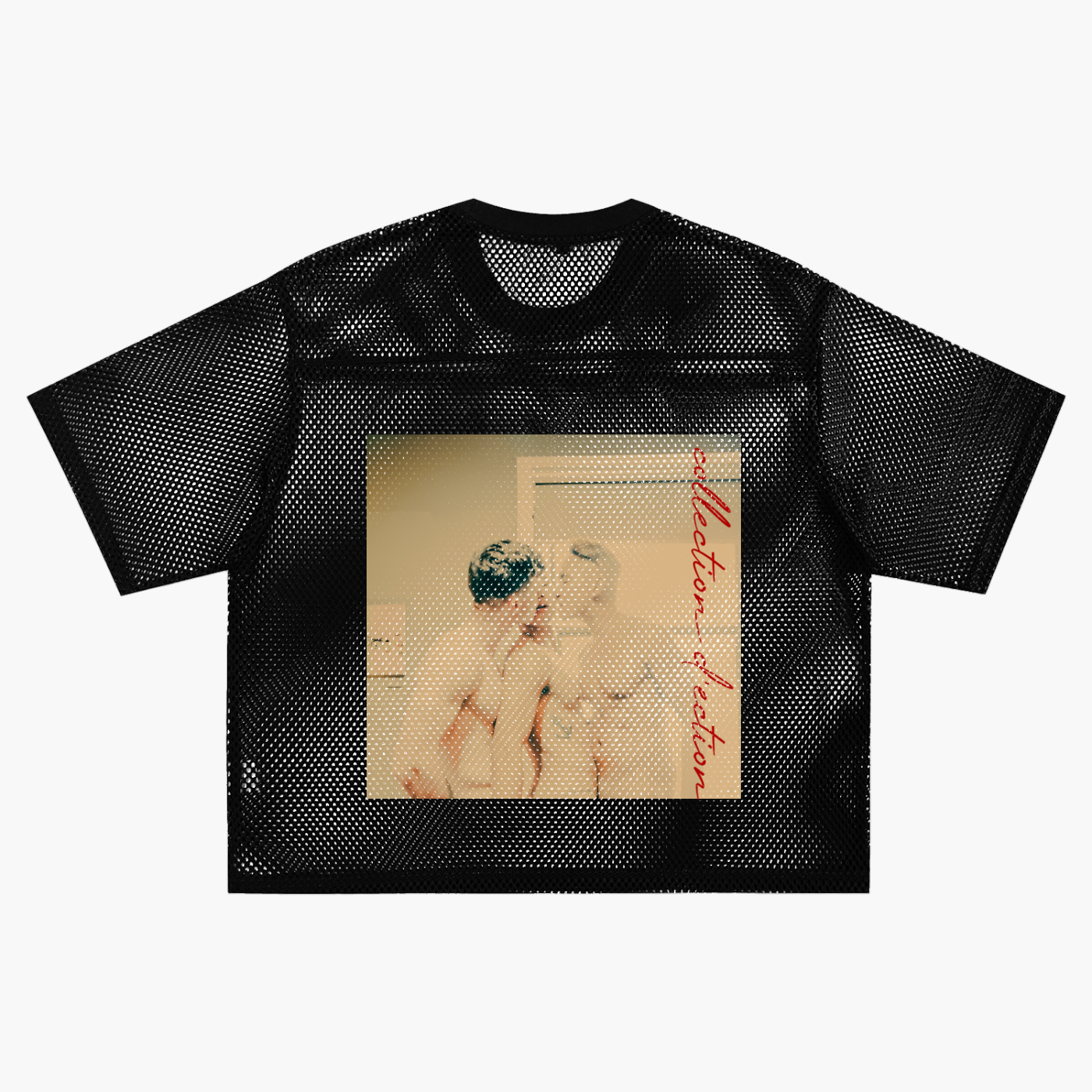 See-through Boxy Net T-Shirt