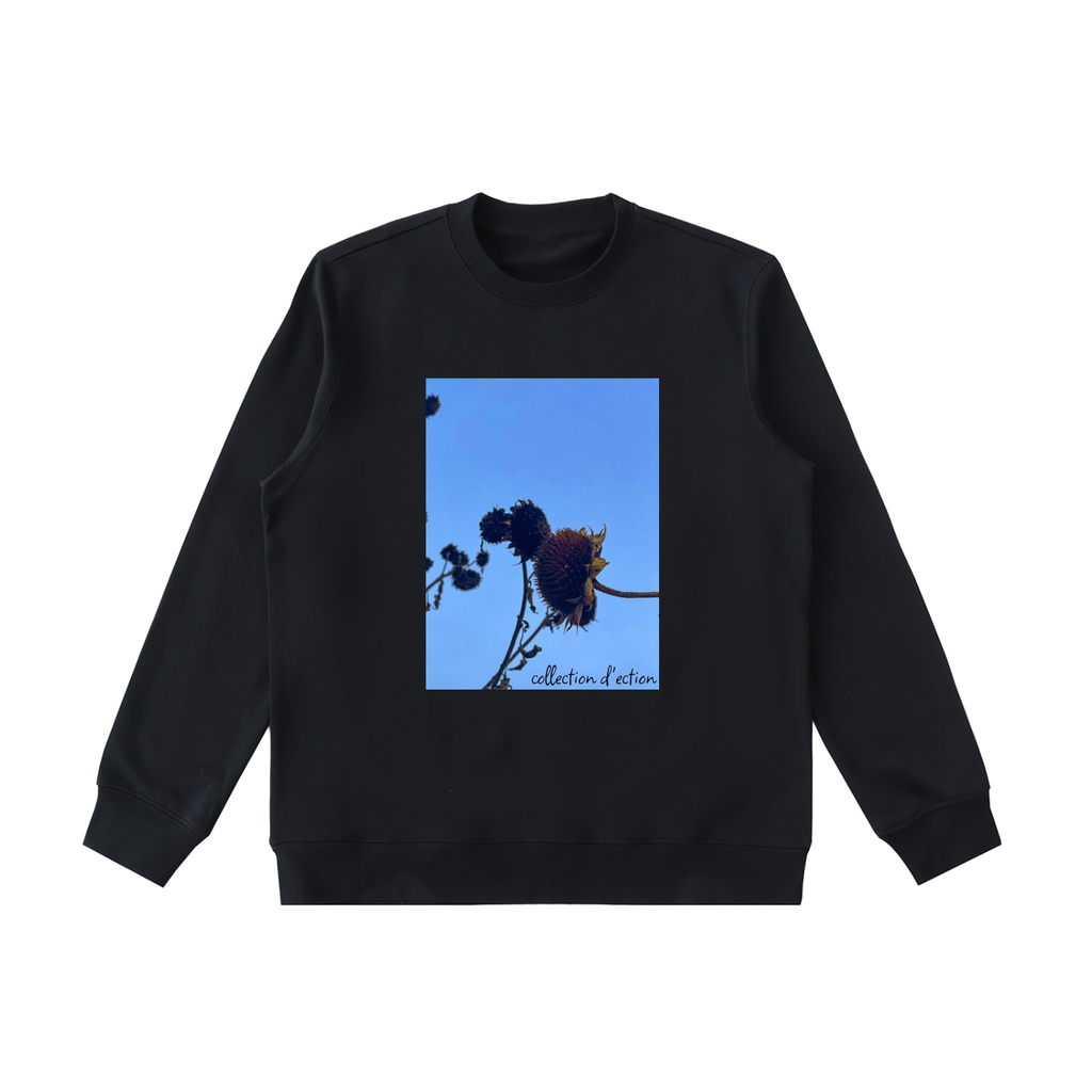 Autumn Sunflower Heavyweight Crewneck